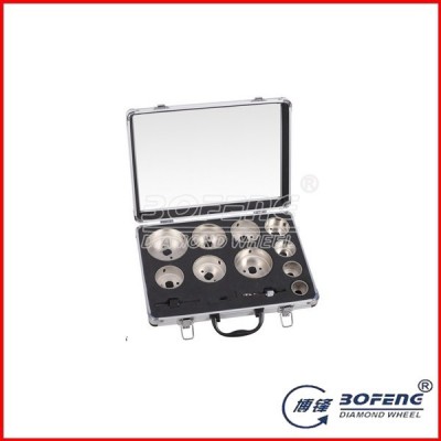 Good Using High Quality Aluminum Box 13 pcs Set Diamond Hole Saw